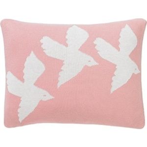 Dwell Studio Birds Knitted Boudoir Nursery Pillow
